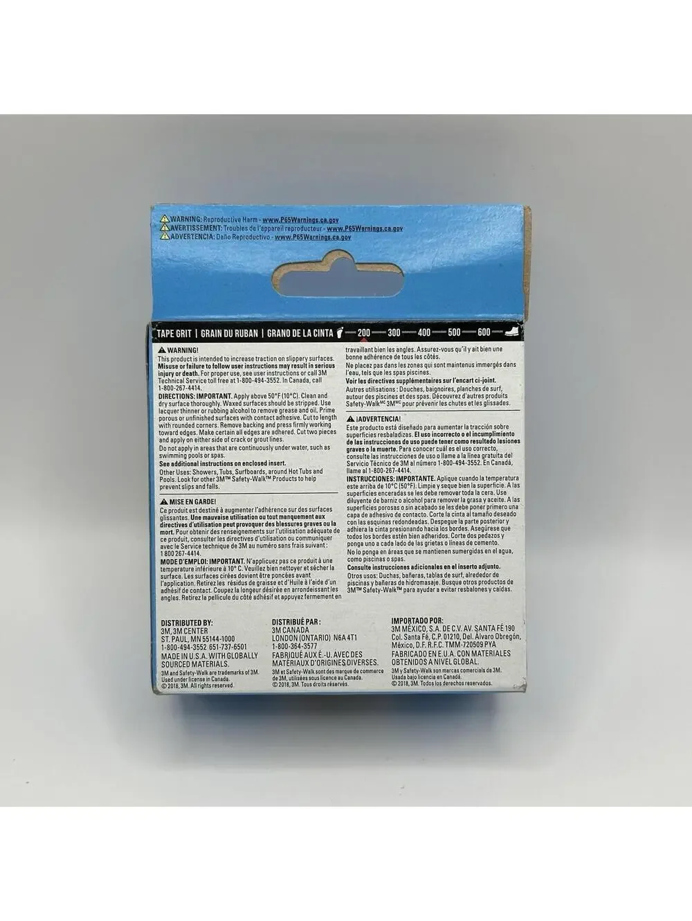 3M Safety-Walk Slip Resistant Tape, 220C-R2X180. 2 in X 15 ft, Clear